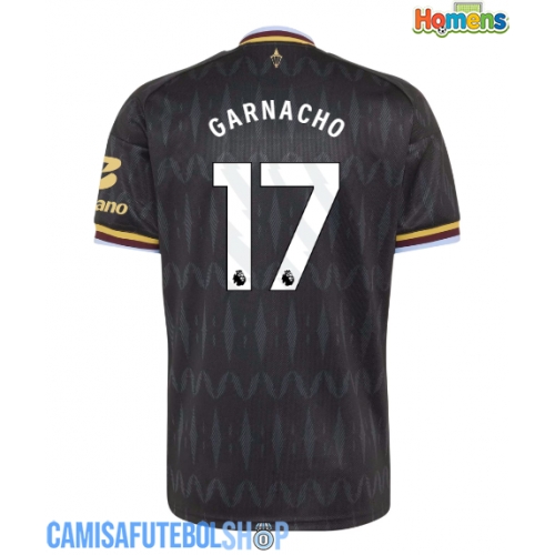 Camisa de time de futebol Aston Villa Alejandro Garnacho #17 Replicas 2º Equipamento 2026-27 Manga Curta